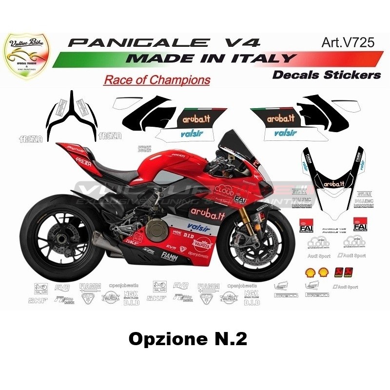 Kit d’autocollants Race of Champion - Ducati Panigale V4 2018 / 2019
