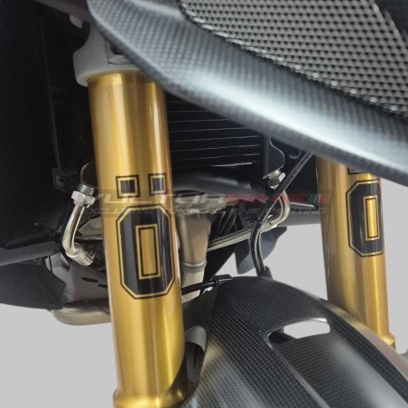 Películas de protección de piedra para patas de horquilla Ohlins Ducati Multistrada V4RS / V4 Pikes Peak