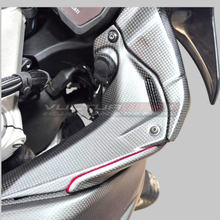 Carbon-Abdeckungsset für Airbox-Zehenkappe – Ducati Multistrada V4 / V4S – 2025 / 2026