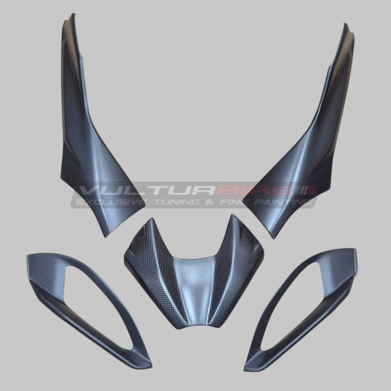 Set de funda de carbono para la puntera de la caja de aire - Ducati Multistrada V4 / V4S - 2025 / 2026