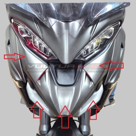 Ensemble de cache-cache en carbone pour le bouchon de la boîte à air - Ducati Multistrada V4 / V4S - 2025 / 2026