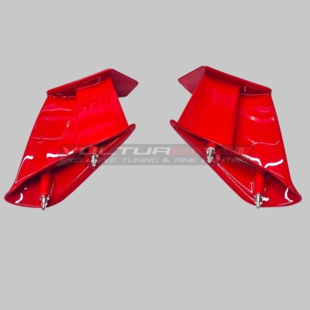 Kunststofffaser-Finnen-Set für Ducati Panigale V4 / V4S 2025 / 2026 (Neue Version V4R 2026)