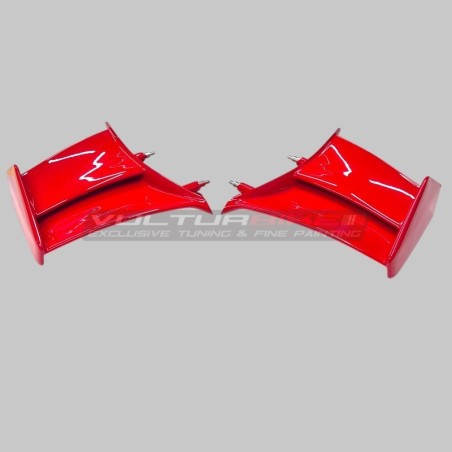 Plastic fiber fin set for Ducati Panigale V4 / V4S 2025 / 2026 (New Version V4R 2026)