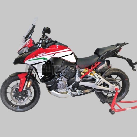 Complete stickers' kit tricolor custom design - Ducati Multistrada V4