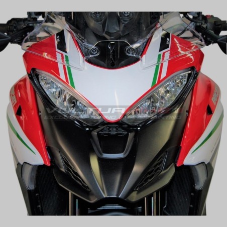 Autocollants kit complets design tricolore - Ducati Multistrada V4