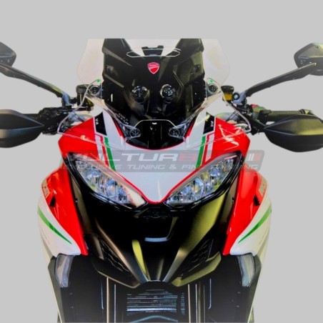 Komplette Kit Aufkleber tricolor Design - Ducati Multistrada V4