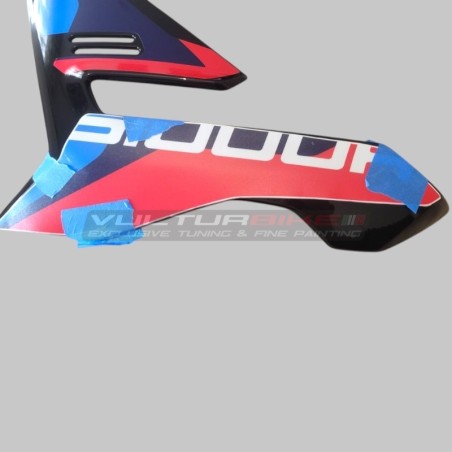 Kit adesivi personalizzati blu rosso per Bmw S1000R