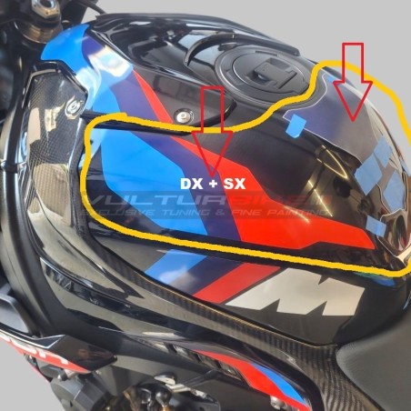 Tricolor stickers kit for tank - BMW S1000R