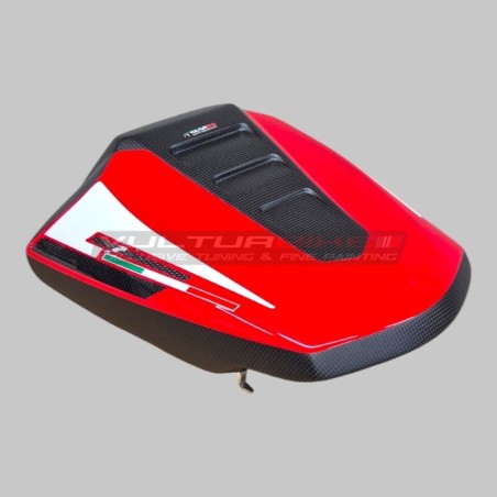 Funda Evolution monoplaza en carbono de colores para Ducati Multistrada V4 / V4S de 2021 a 2026