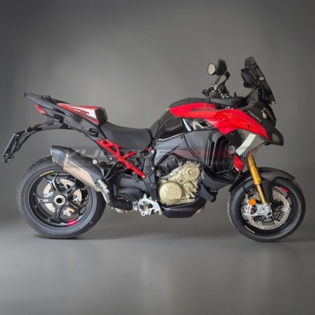 Funda Evolution monoplaza en carbono de colores para Ducati Multistrada V4 / V4S de 2021 a 2026