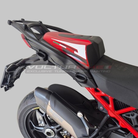 Coperchio monoposto evolution in carbonio colorato per Ducati Multistrada V4 / V4S dal 2021 al 2026