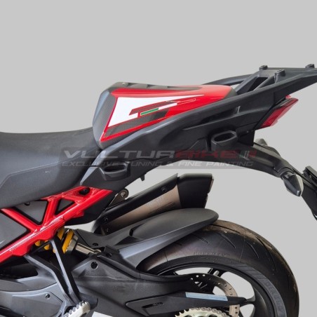 Coperchio monoposto evolution in carbonio colorato per Ducati Multistrada V4 / V4S dal 2021 al 2026