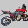 Evolution single-seater cover in colored carbon for Ducati Multistrada V4 / V4S from 2021 to 2026
