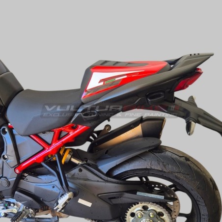 Housse monoplace Evolution en carbone coloré pour Ducati Multistrada V4 / V4S de 2021 à 2026