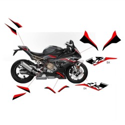 Kit adesivi completo rosso nero - BMW S1000RR 2019 / 2022