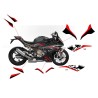 Kit autocollant complet rouge noir - BMW S1000RR 2019 / 2022