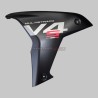Panneaux latéraux de couleur noir mat pour Ducati Multistrada V4