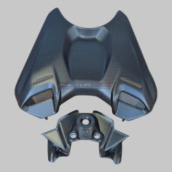 Carbon fiber battery cover set - Ducati Panigale V4