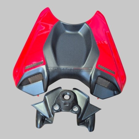 Evolution carbon fiber battery cover set - Ducati Panigale V4