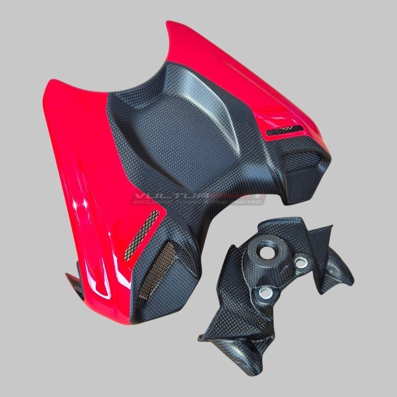 Juego de tapa de batería de fibra de carbono Evolution - Ducati Panigale V4