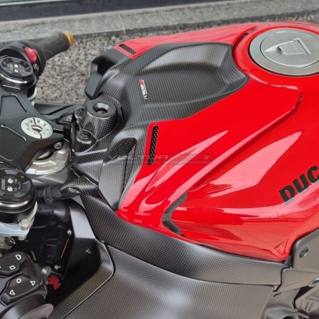 Juego de tapa de batería de fibra de carbono Evolution - Ducati Panigale V4