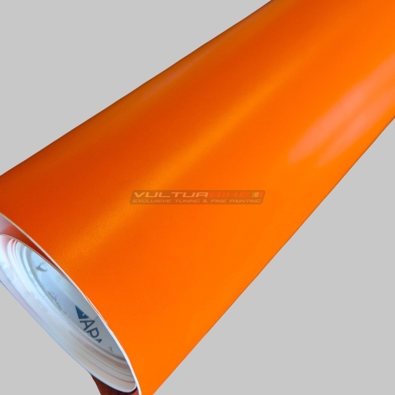 Adhesive film for matt orange wrapping