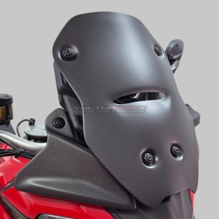 Windschild in Sportversion für Ducati Multistrada V4 - Carbon