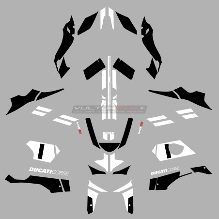 Decorative graphics set for fairings - Ducati Panigale V4 / V4S 2025 / 2026