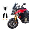 Pegatinas decorativas con el número 1 negro para paneles laterales y carenado frontal - Ducati Multistrada V4 Pikes Peak 2025 /