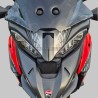 Pegatinas decorativas con el número 1 negro para paneles laterales y carenado frontal - Ducati Multistrada V4 Pikes Peak 2025 /