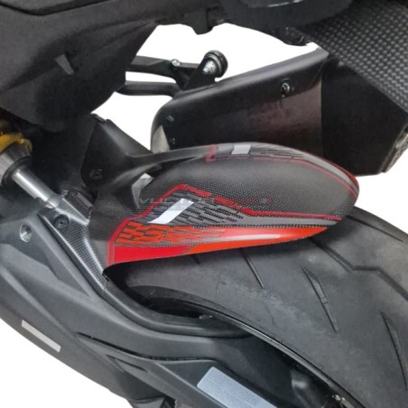 Parafango posteriore in carbonio design inedito - Ducati Multistrada V4 Pikes Peak