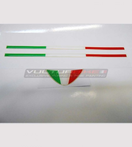 3D resin flags stickers - Ducati Panigale 899/1199/1299/959