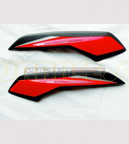 Kit adhésif blanc/rouge/argent - Ducati Hypermotard 821 