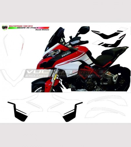Kit adesivi replica Pikes-Peak - Ducati Multistrada 1200 2015 / 2017 