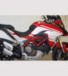 Kit adhésif blanc design exclusif - Ducati Multistrada 1200 2015 