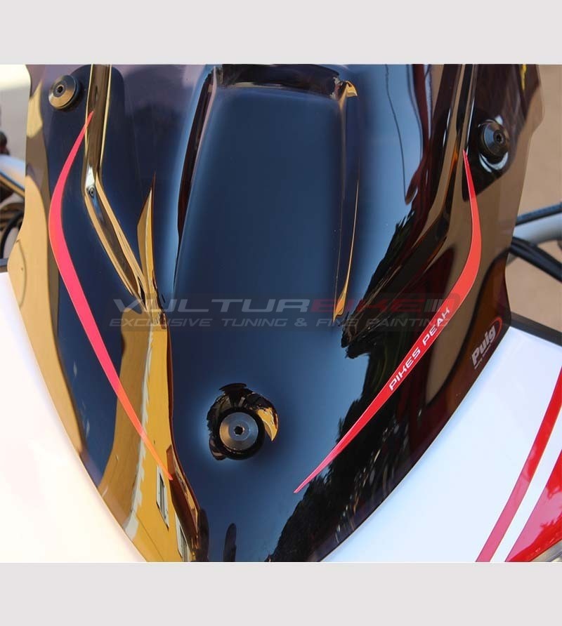 Hechte Peak Plexi Aufkleber - Ducati Multistrada 1200 