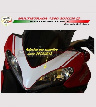 Adesivo per cupolino Pikes Peak - Ducati Multistrada 1200 2010/2014 