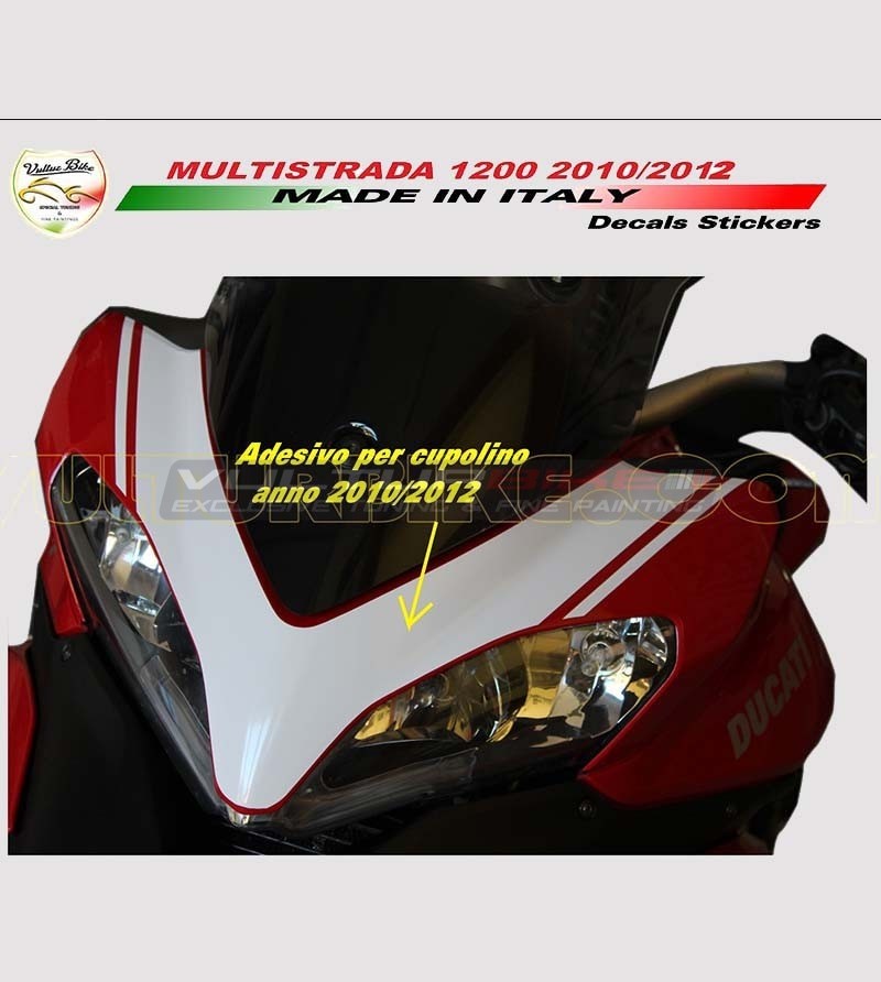 Front fairing stickers Pikes Peak - Ducati Multistrada 1200 2010/2014 