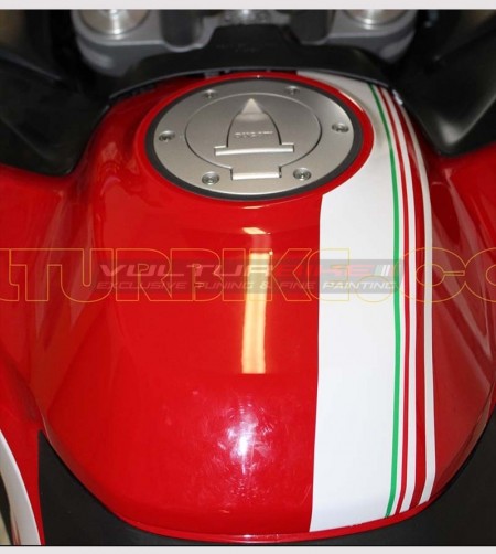 Tanks tricolor stickers - Ducati Multistrada 950/1260/1200 DVT 