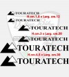 Autocollants de moto Touratech 