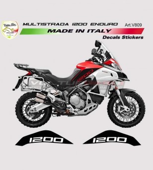 Tank-Aufkleber - Ducati Multistrada 1200 Enduro 