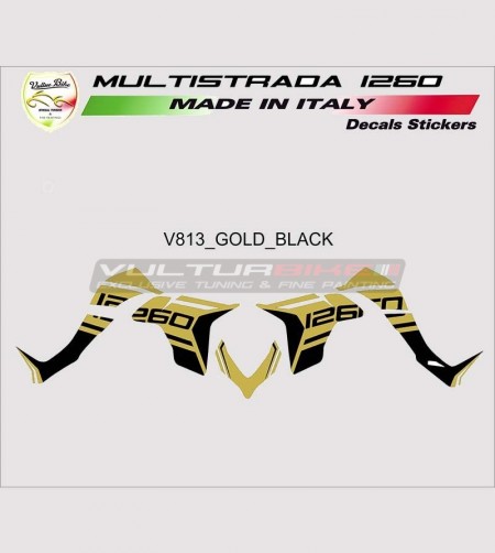 Kit autocollants graphiques personnalisés - Ducati Multistrada 1260 / 1260s 