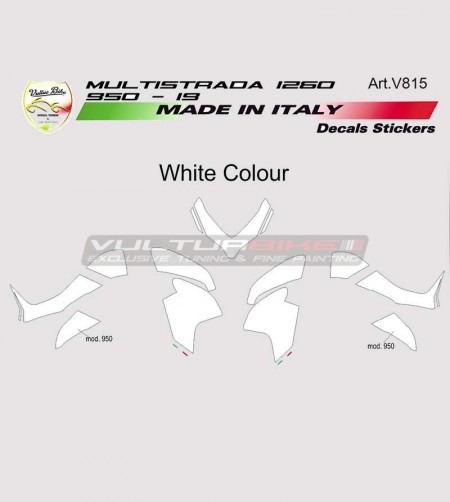 Kit adhesivo gráfico personalizado - Ducati Multistrada 1260/1200/950 
