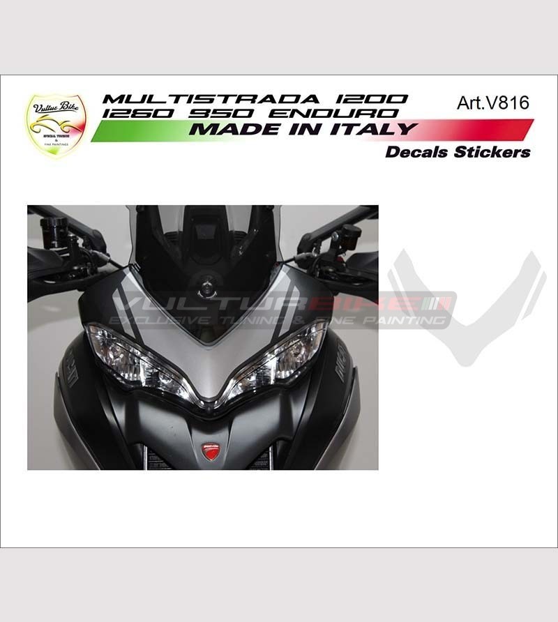 Autocollant de bulle table coloré - Ducati multistrada DVT 