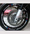 Radaufkleber - BMW F800 / 1200 GS 