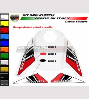 Autocollants de réservoir personnalisables - BMW R1200 GS 2008/12 