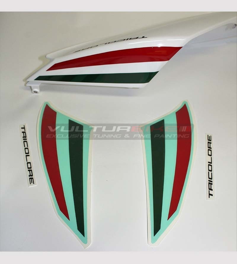Tricolor stickers for tail - Ducati Panigale 1199 