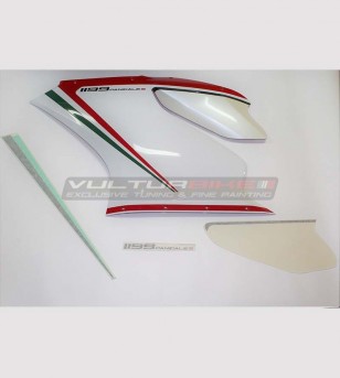 Left side fairing stickers - Ducati Panigale 1199 tricolor 