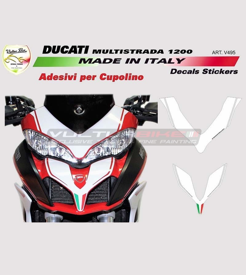 Kuppel-Aufkleber - Ducati Multistrada 950/1200/1260/ENDURO 