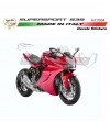 Adesivi colorati per portanumeri - Ducati Supersport 939 
